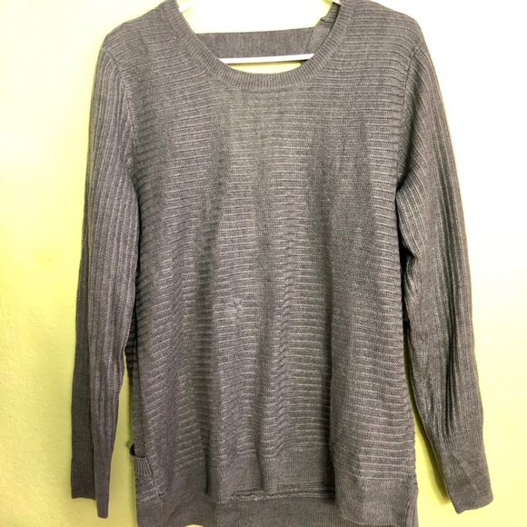 NY&C Knit Grey Sweater - Picture 2 of 5